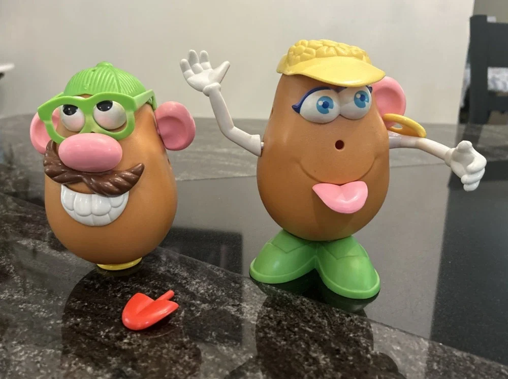 Vintage 1985 Playskool MR & MRS POTATO HEAD Accessories 20pc Lot